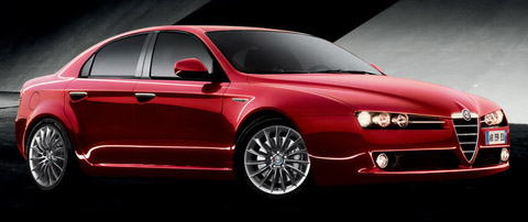 2009 Alfa Romeo 159 in red