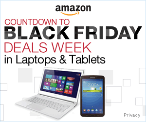 Countdown to Black Friday Deals Week in Laptops & Tablets
