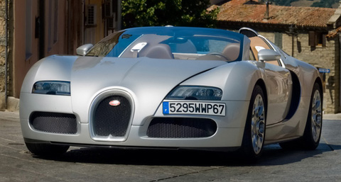 Bugatti Veyron Grand Sport in Sardinia