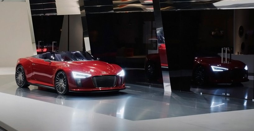 Audi e-tron Spyder e-den Charging Station