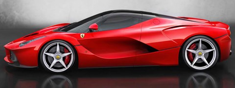 2013-Ferrari-LaFerrari-classic-lines B